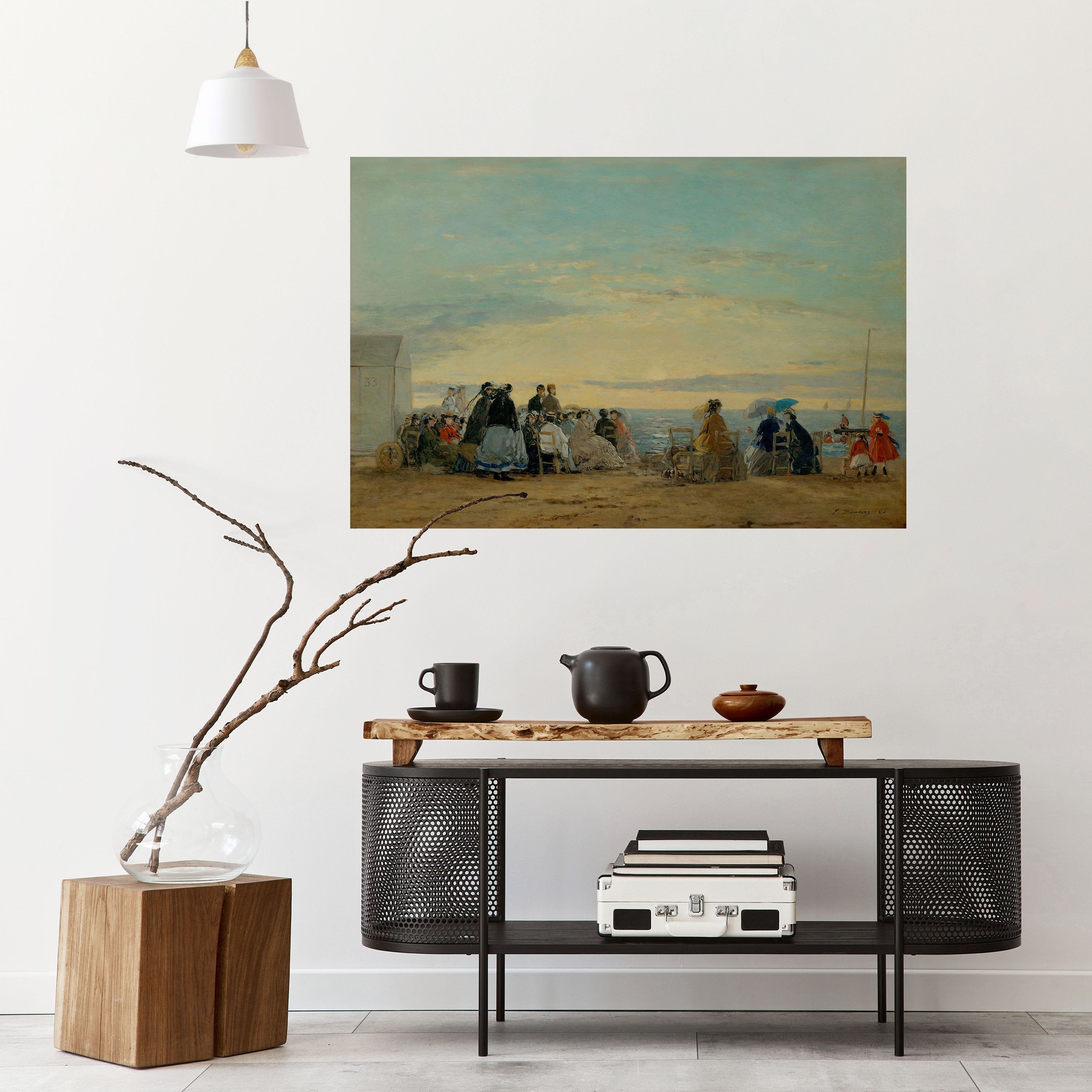 CHARMING COASTAL MOMENTS Selbstklebendes Horizontal-Poster
