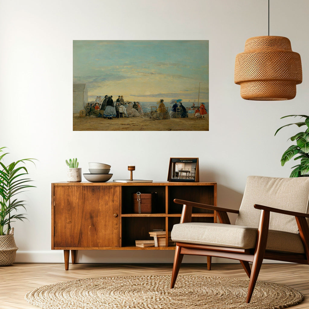 CHARMING COASTAL MOMENTS Selbstklebendes Horizontal-Poster