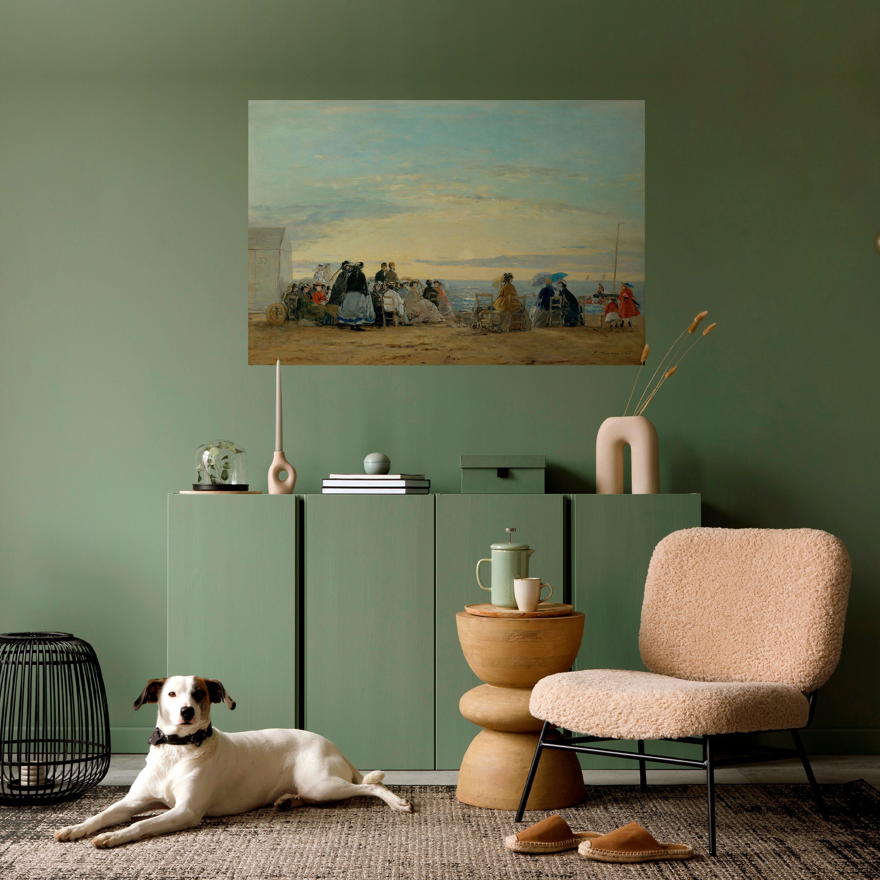 CHARMING COASTAL MOMENTS Selbstklebendes Horizontal-Poster