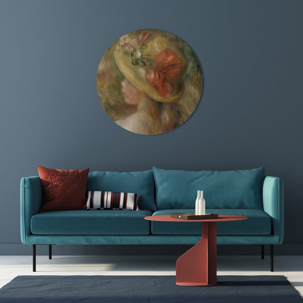 HAT OF PETALS Runde Wanddekoration Ø 69 cm