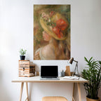 HAT OF PETALS Selbstklebendes Poster - Hochformat