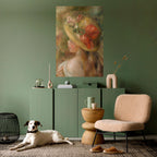 HAT OF PETALS Selbstklebendes Poster - Hochformat