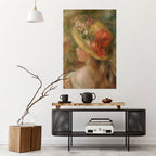 HAT OF PETALS Selbstklebendes Poster - Hochformat