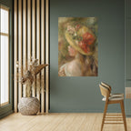 HAT OF PETALS Selbstklebendes Poster - Hochformat