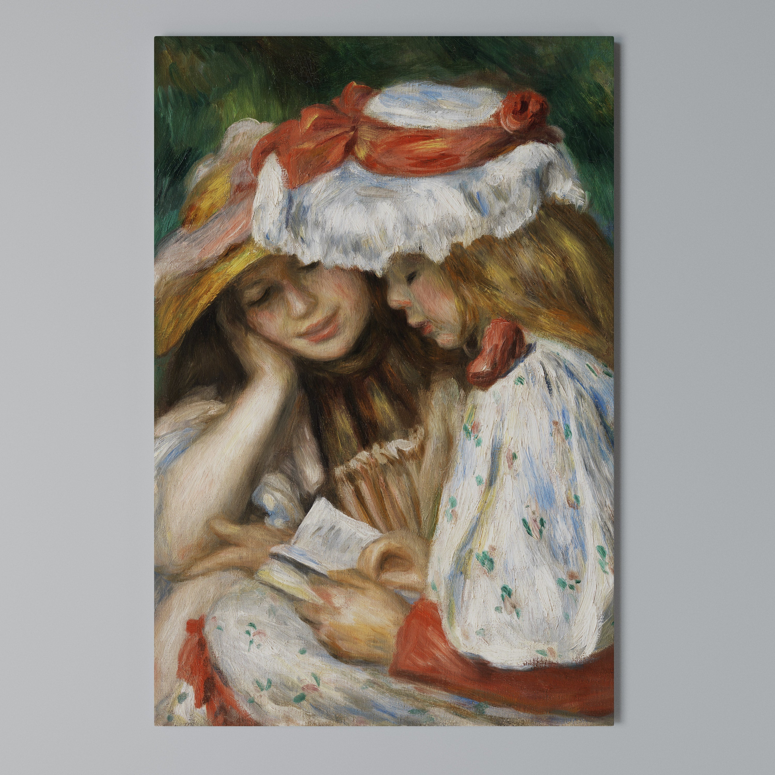 MUSE OF YOUTHFUL DREAMS Vertical Canvas Print