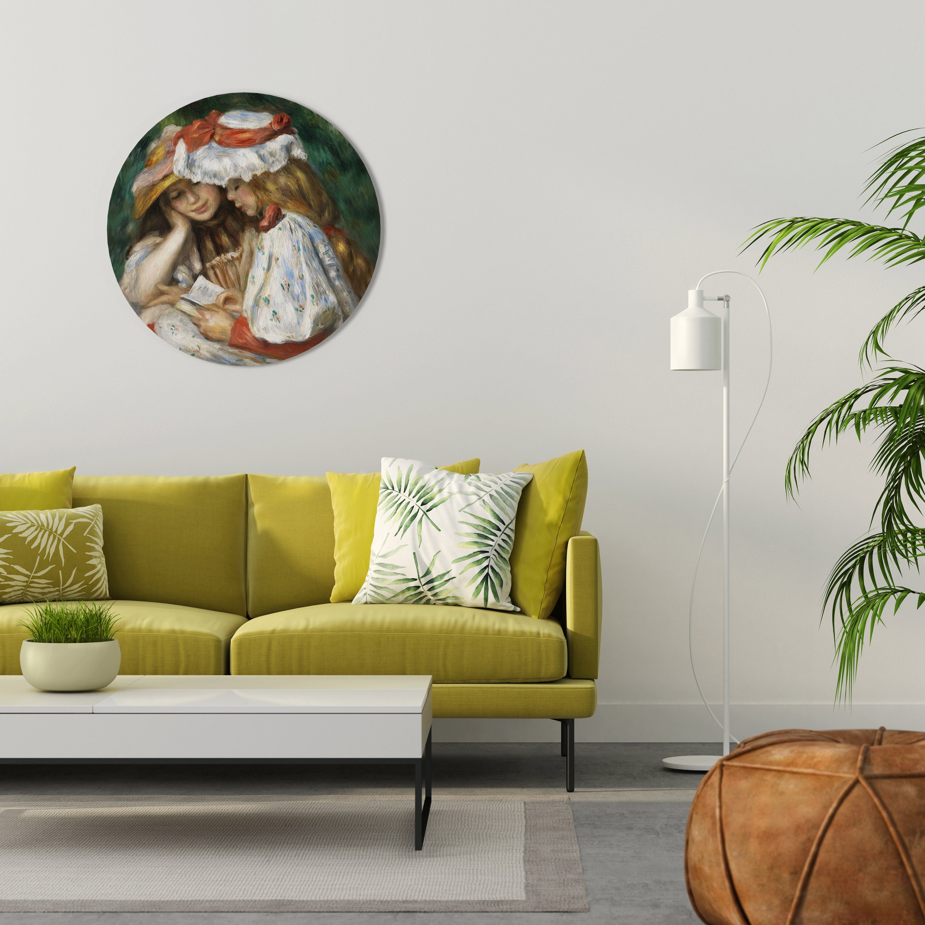 MUSE OF YOUTHFUL DREAMS Runde Wanddekoration Ø 69 cm