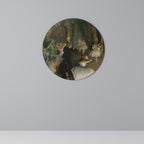 MYSTICAL BALLET REHEARSAL Runde Wanddekoration Ø 69 cm