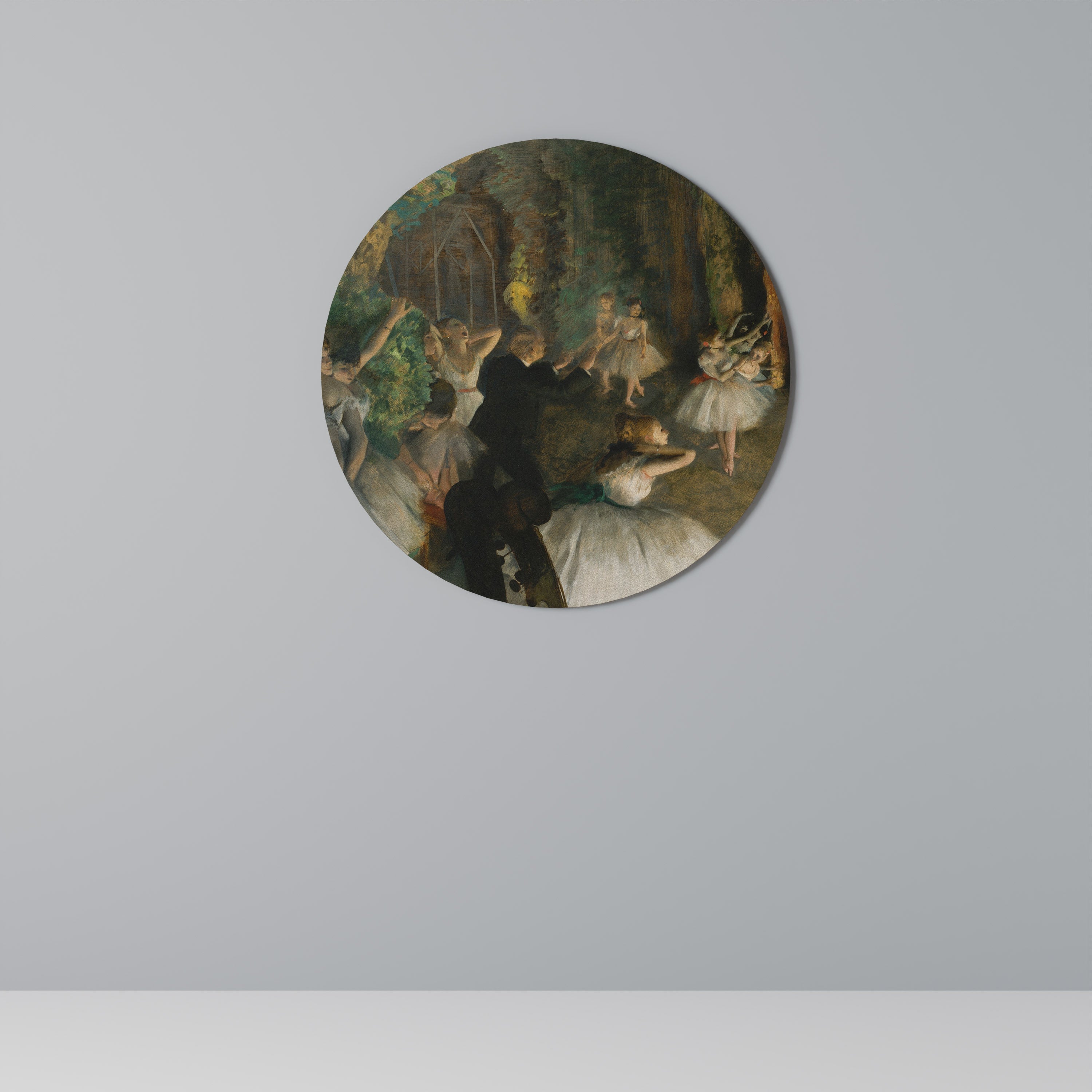 MYSTICAL BALLET REHEARSAL Runde Wanddekoration Ø 69 cm