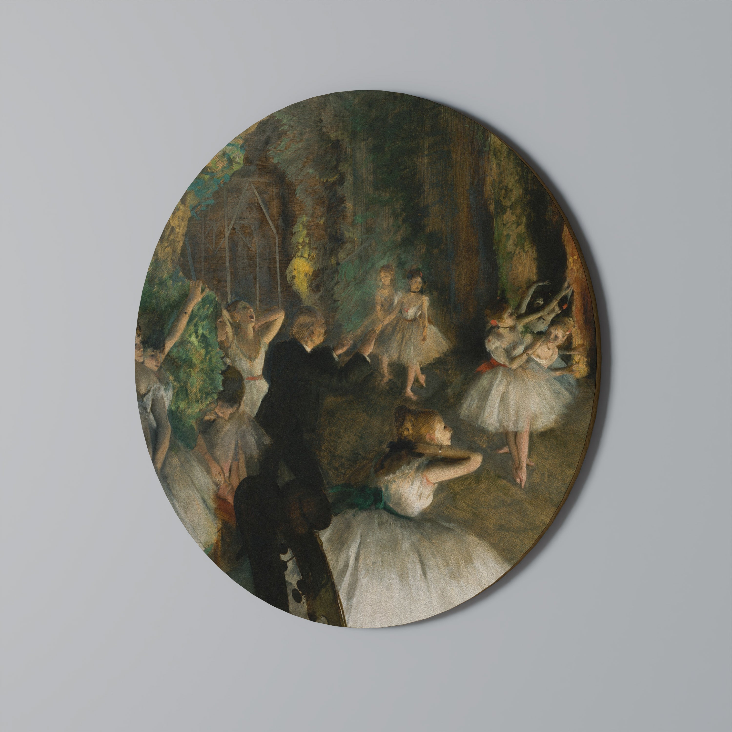 MYSTICAL BALLET REHEARSAL Runde Wanddekoration Ø 69 cm