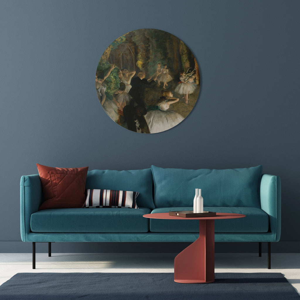 MYSTICAL BALLET REHEARSAL Runde Wanddekoration Ø 69 cm
