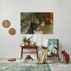 MYSTICAL BALLET REHEARSAL Selbstklebendes Horizontal-Poster