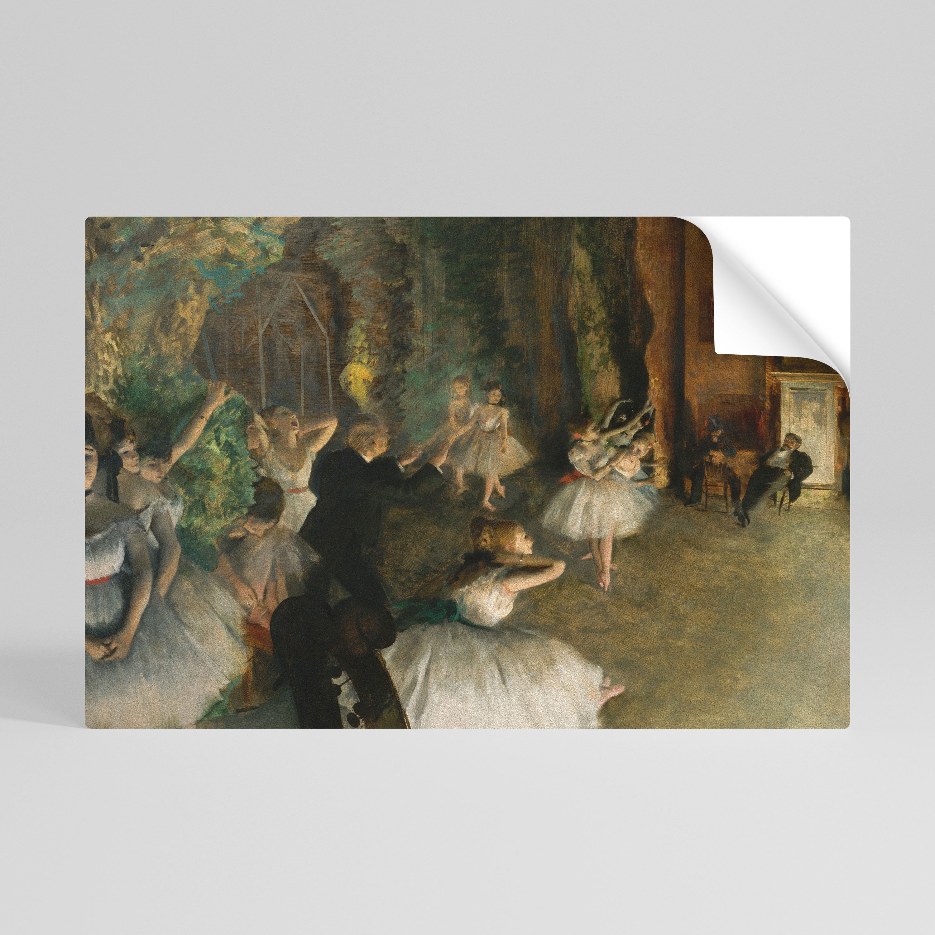 MYSTICAL BALLET REHEARSAL Selbstklebendes Horizontal-Poster