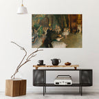 MYSTICAL BALLET REHEARSAL Selbstklebendes Horizontal-Poster