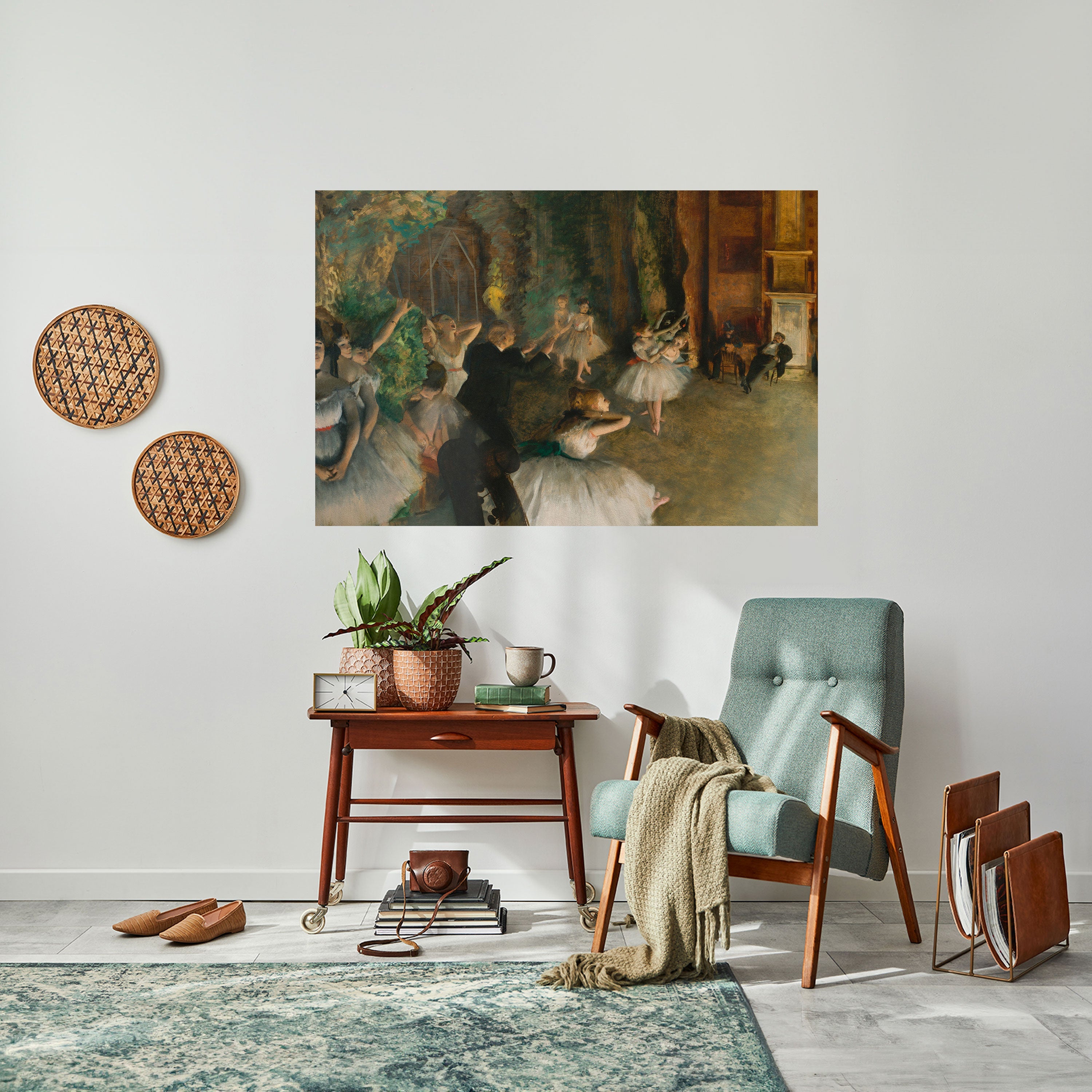 MYSTICAL BALLET REHEARSAL Selbstklebendes Horizontal-Poster