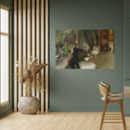 MYSTICAL BALLET REHEARSAL Selbstklebendes Horizontal-Poster