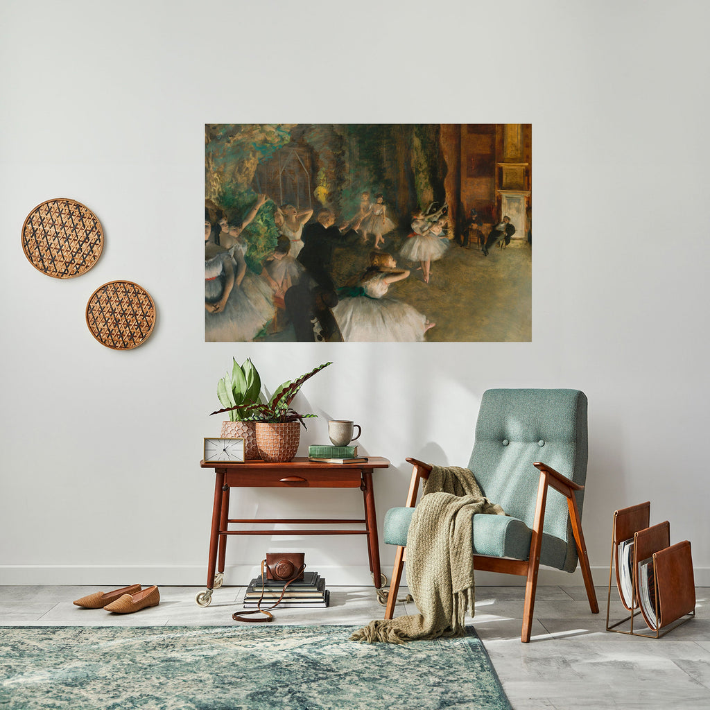 MYSTICAL BALLET REHEARSAL Selbstklebendes Horizontal-Poster