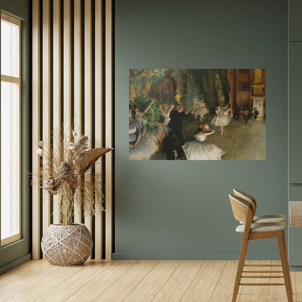 MYSTICAL BALLET REHEARSAL Selbstklebendes Horizontal-Poster