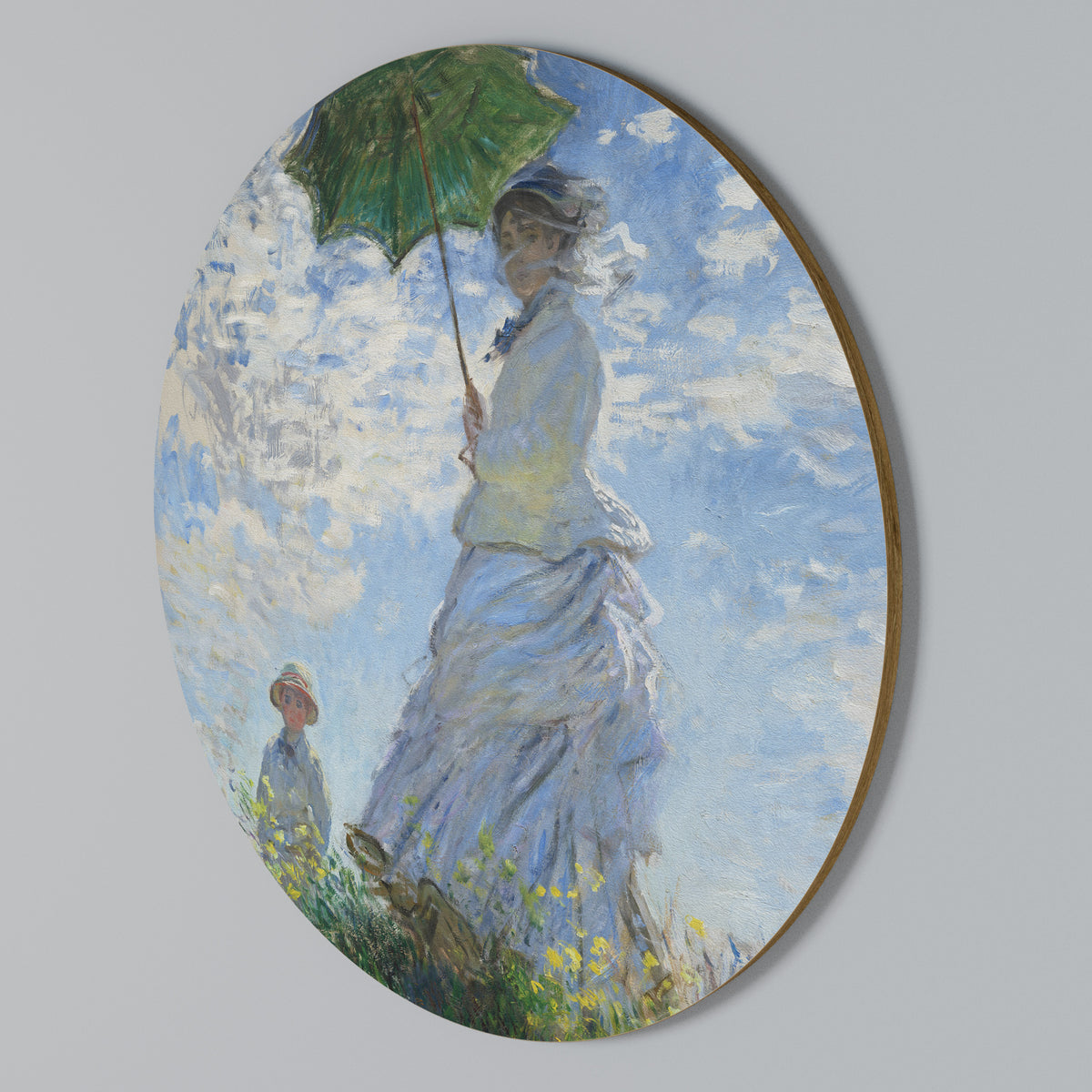 WHISPERS OF SPRING Round Wall Art