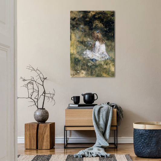 GATHERING SERENITY Vertical Canvas Print
