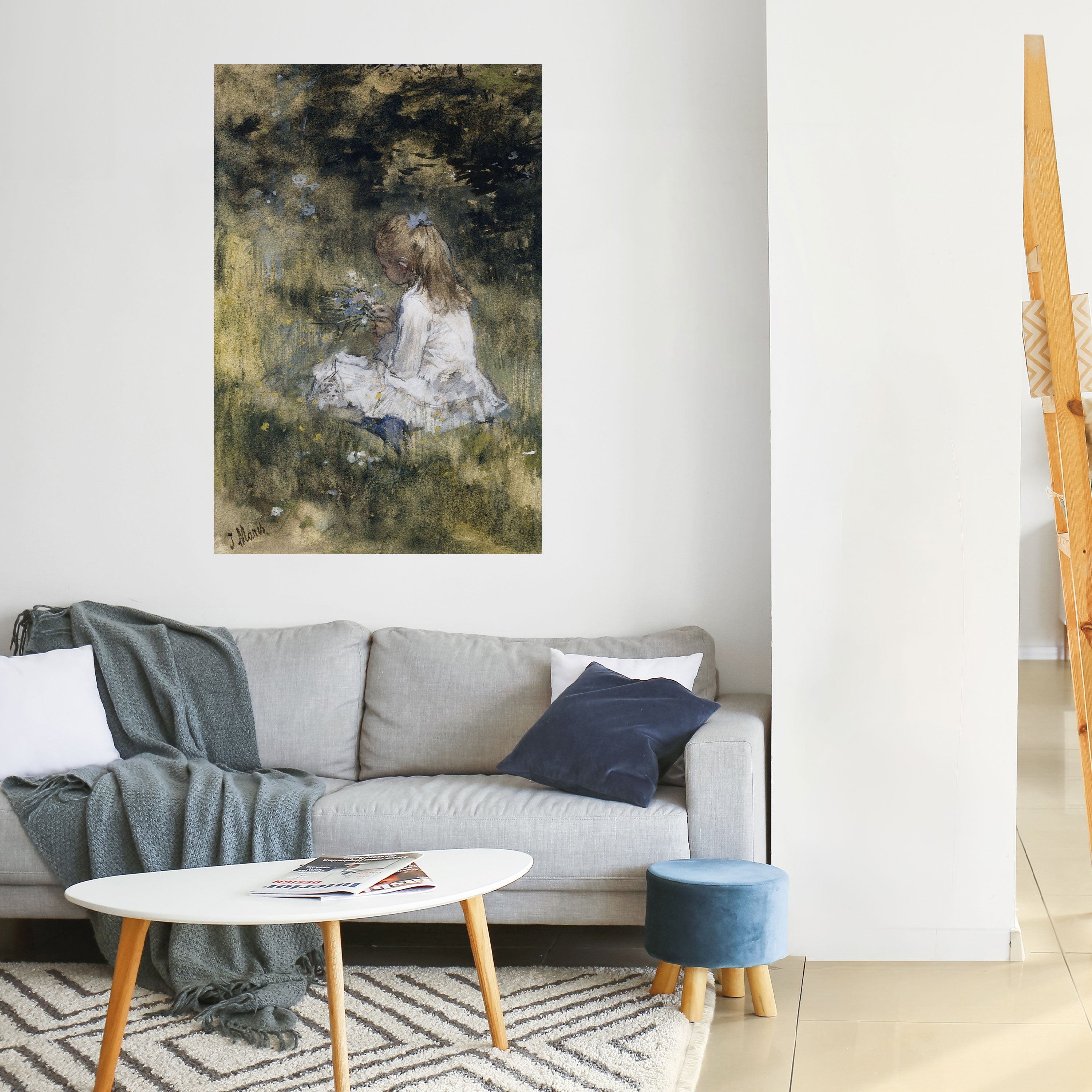 GATHERING SERENITY Vertikales Poster zum Abziehen und Aufkleben