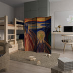 THE SCREAM Dekorativer Paravent - 4-teilig