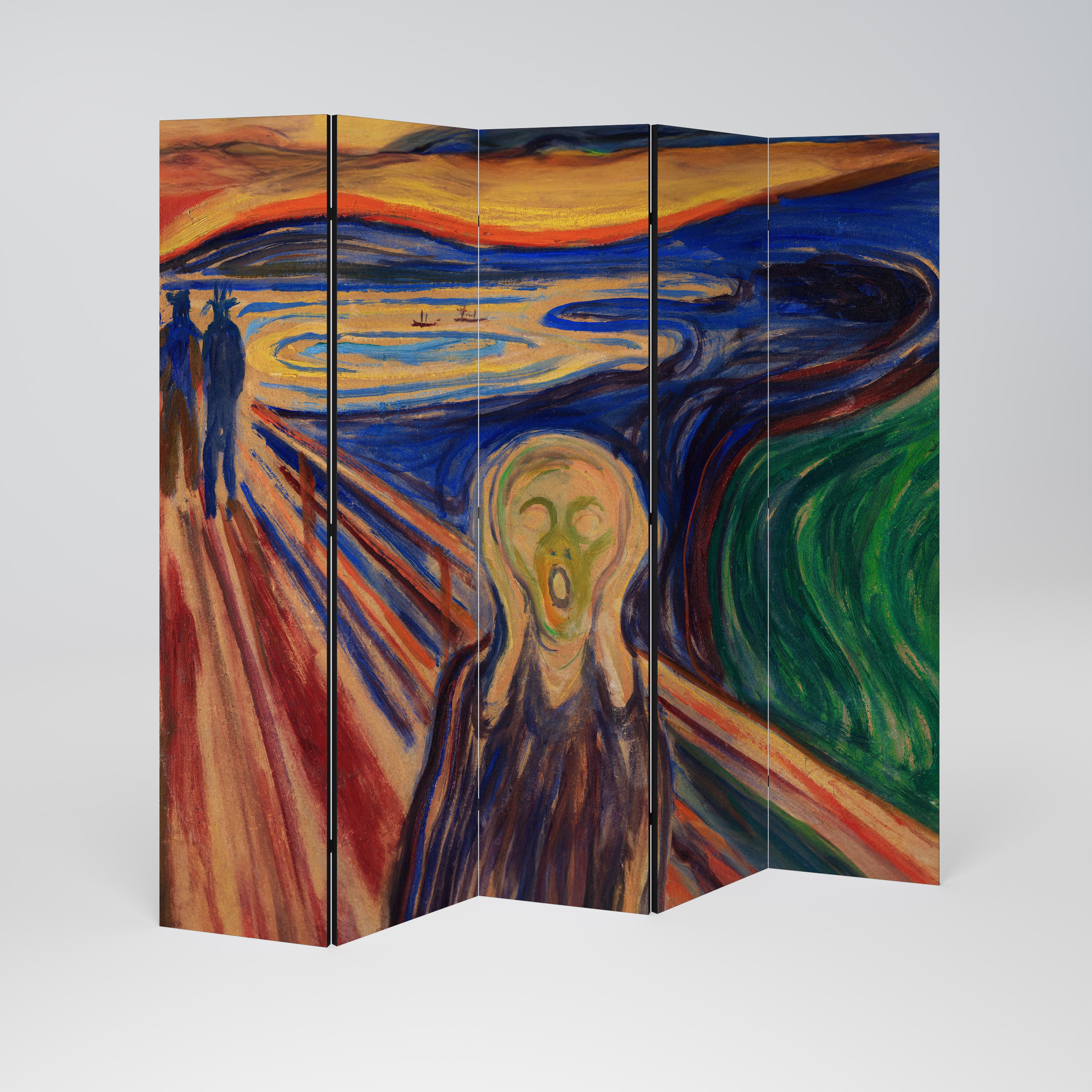 THE SCREAM 5-teiliger Paravent