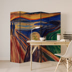 THE SCREAM 5-teiliger Paravent