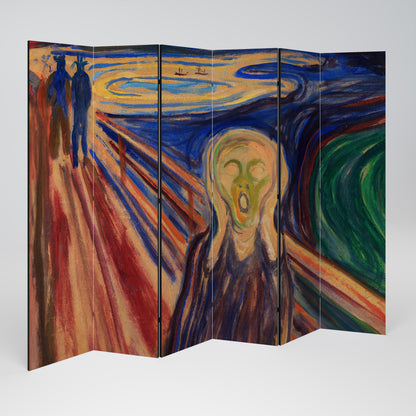 THE SCREAM 6-teiliger Paravent