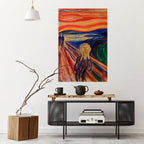 THE SCREAM Peel and Stick Vertical Poster