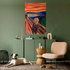 THE SCREAM Peel and Stick Vertical Poster