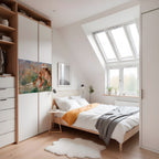 GIRLS IN THE GRASS Selbstklebendes Horizontal-Poster