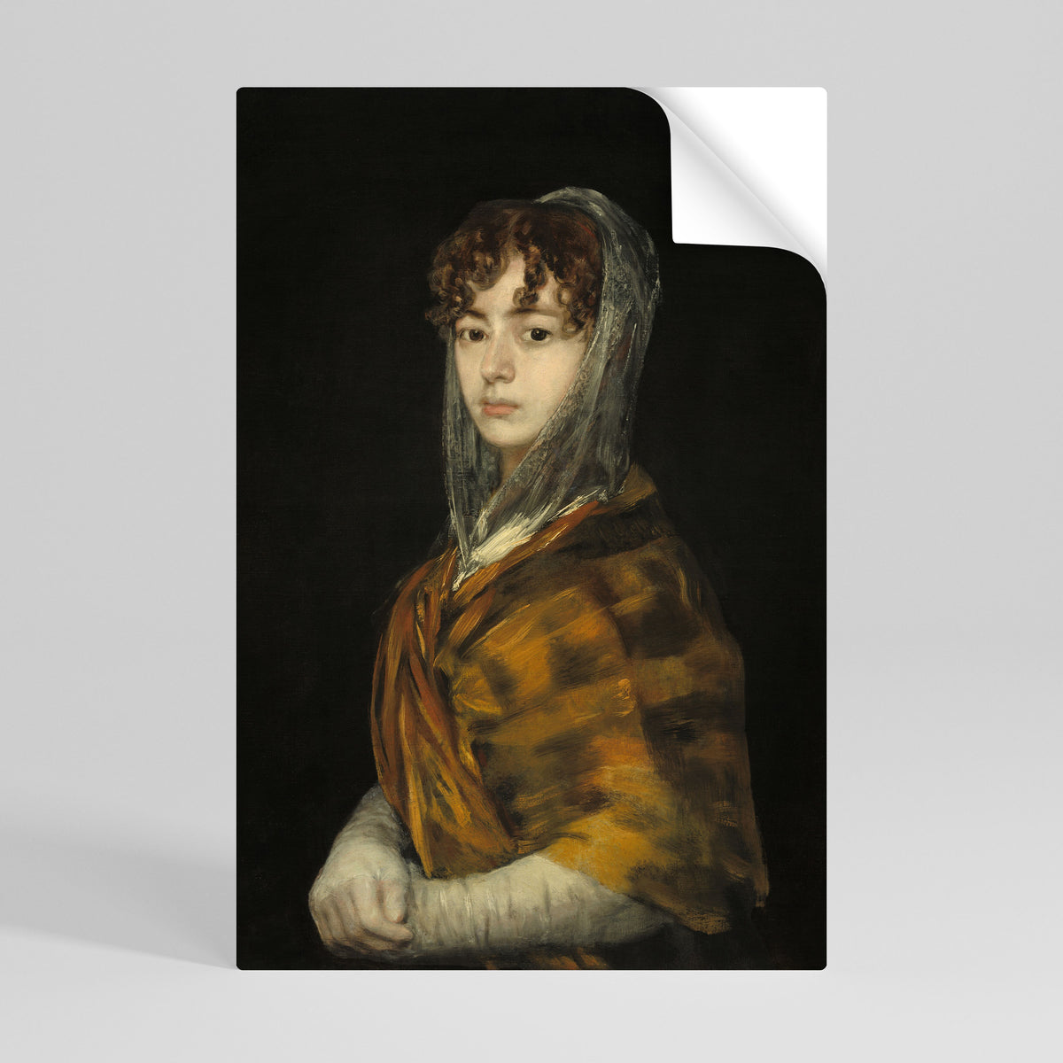WHISPERS OF HISTORY Selbstklebendes Poster - Hochformat