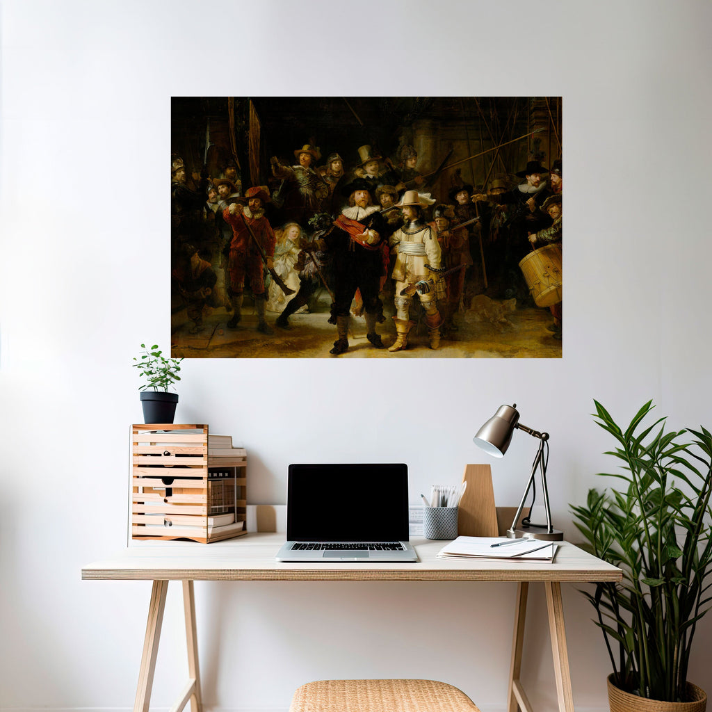 NIGHTWATCH TRIBUTE Selbstklebendes Horizontal-Poster