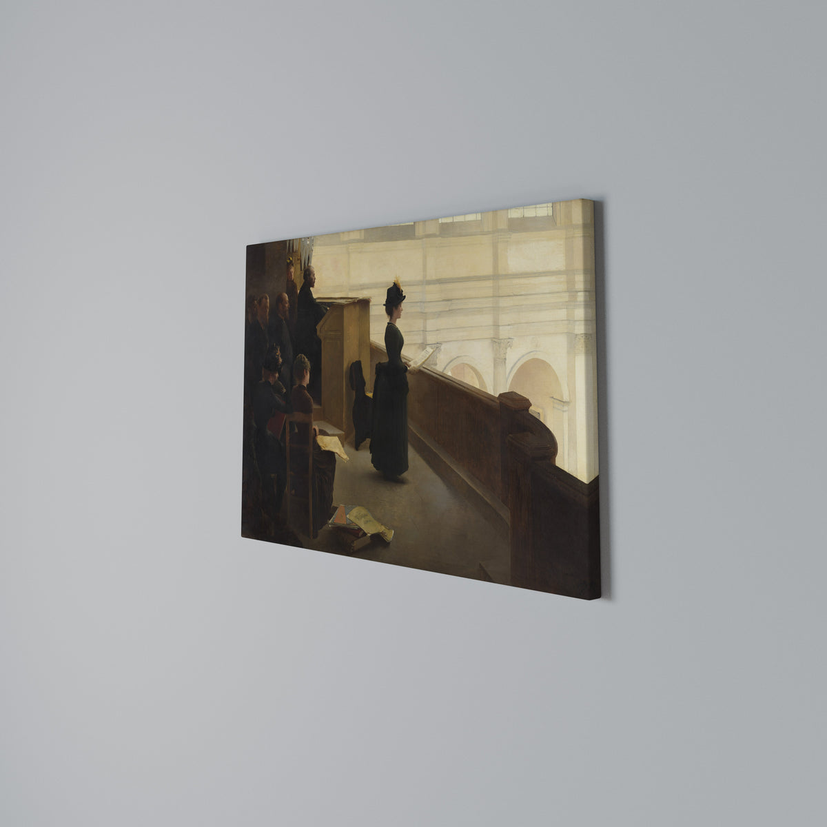 WHISPERS OF PASSION Horizontal Canvas Print
