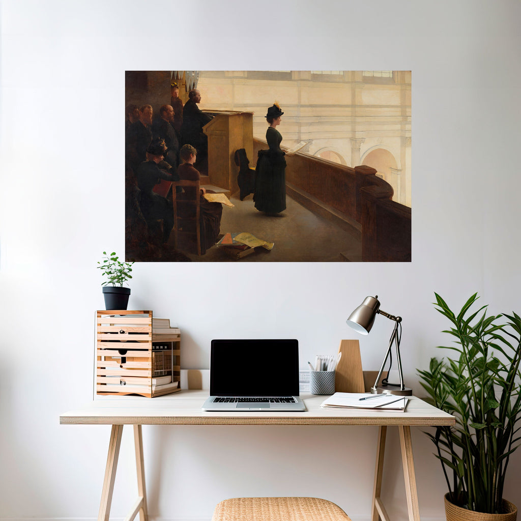 WHISPERS OF PASSION Selbstklebendes Horizontal-Poster