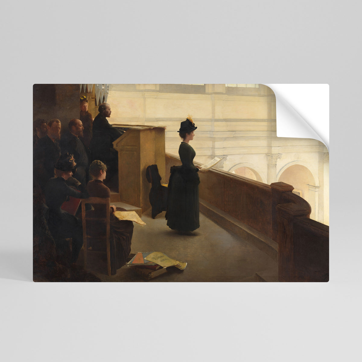 WHISPERS OF PASSION Selbstklebendes Horizontal-Poster