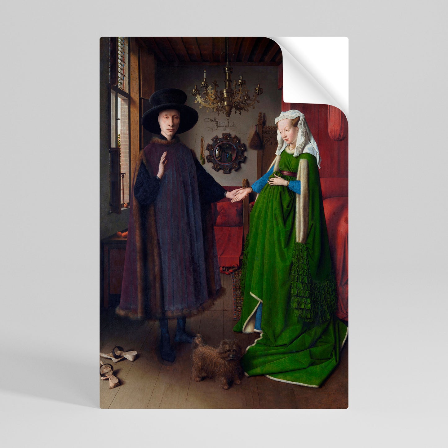TIMELESS AFFECTION Selbstklebendes Poster - Hochformat