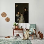 CHERISHED MOMENTS EMBRACED Selbstklebendes Poster - Hochformat