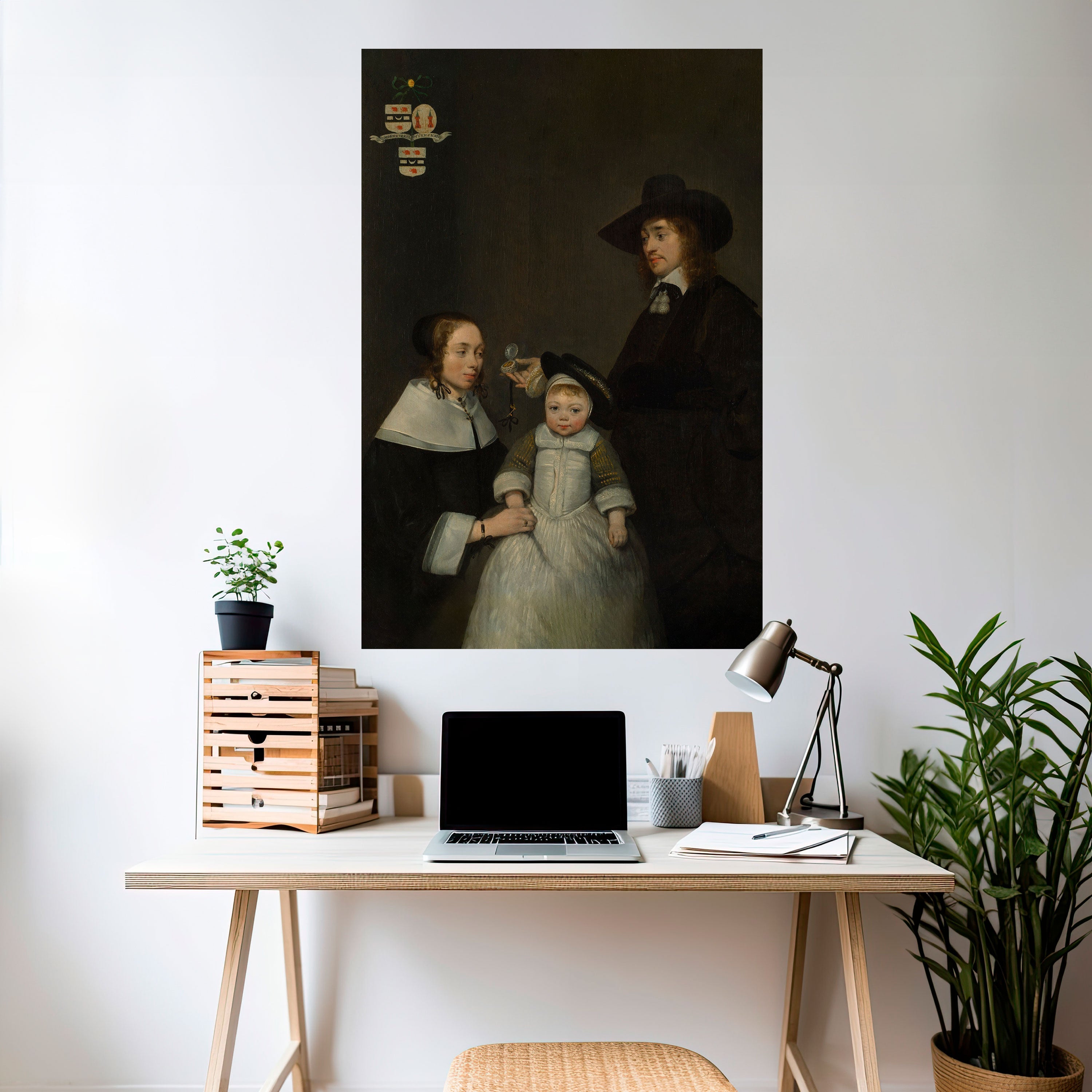 CHERISHED MOMENTS EMBRACED Vertikales Poster zum Abziehen und Aufkleben