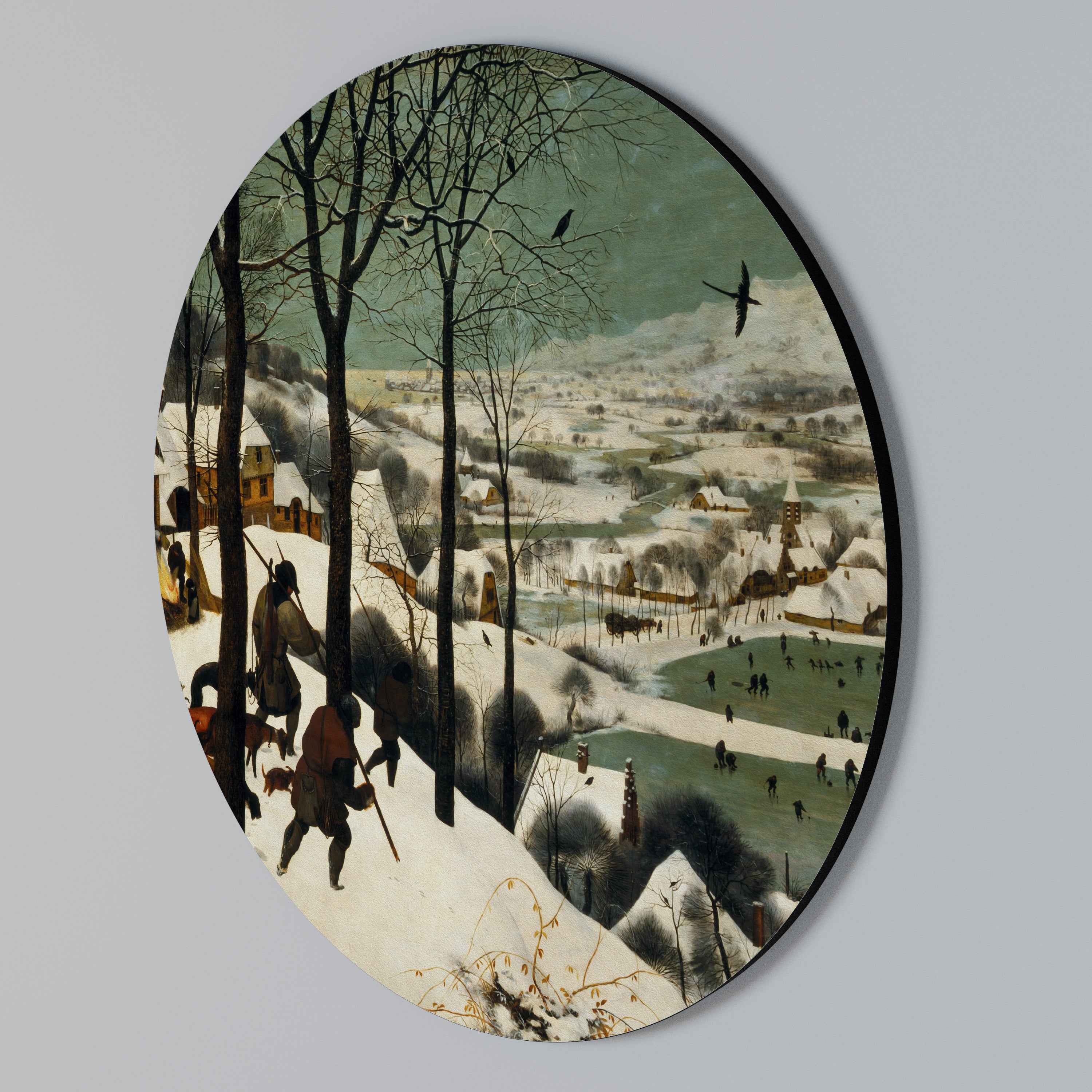 FROSTBITTEN ADVENTURES Round Wall Art