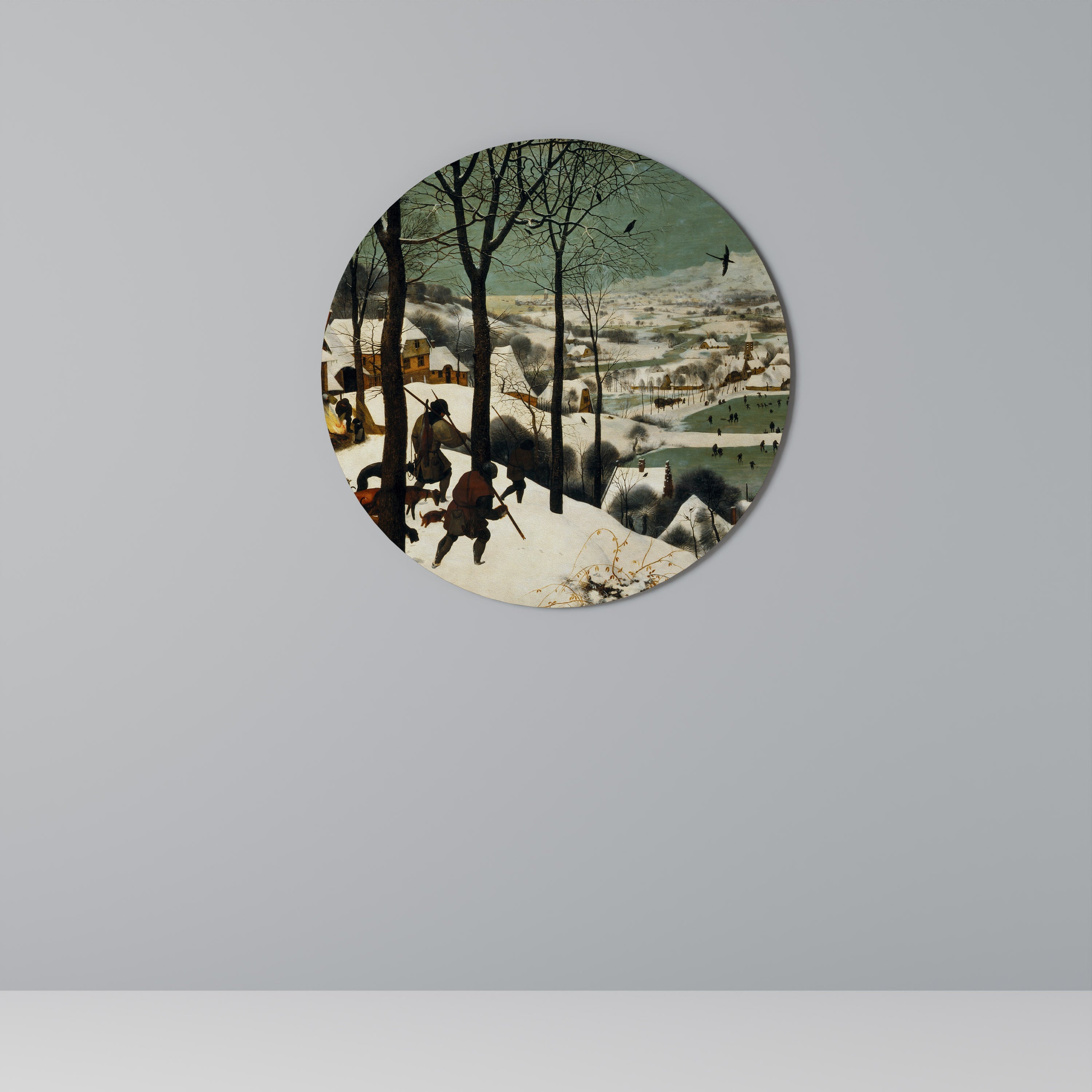 FROSTBITTEN ADVENTURES Runde Wanddekoration Ø 69 cm