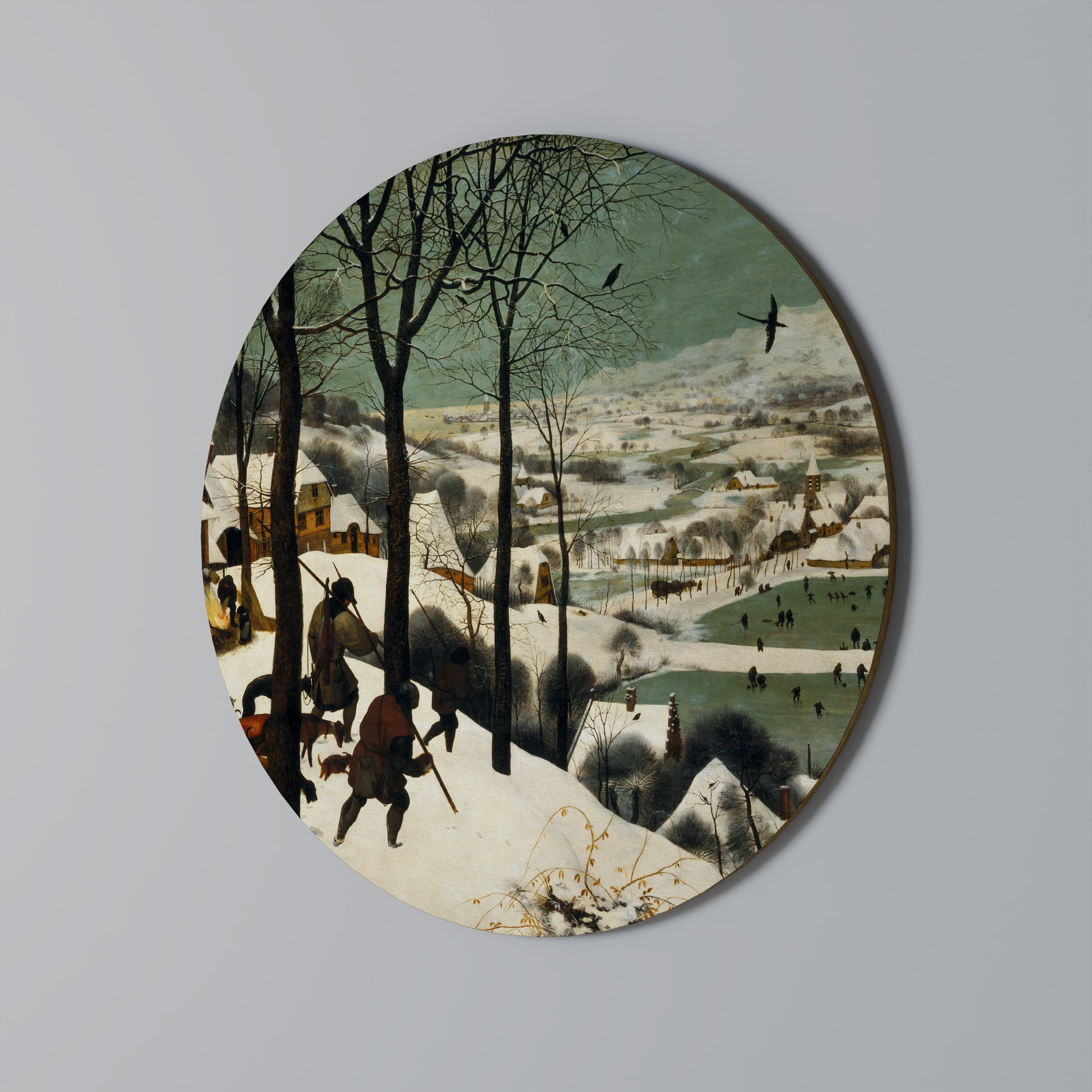 FROSTBITTEN ADVENTURES Runde Wanddekoration Ø 69 cm