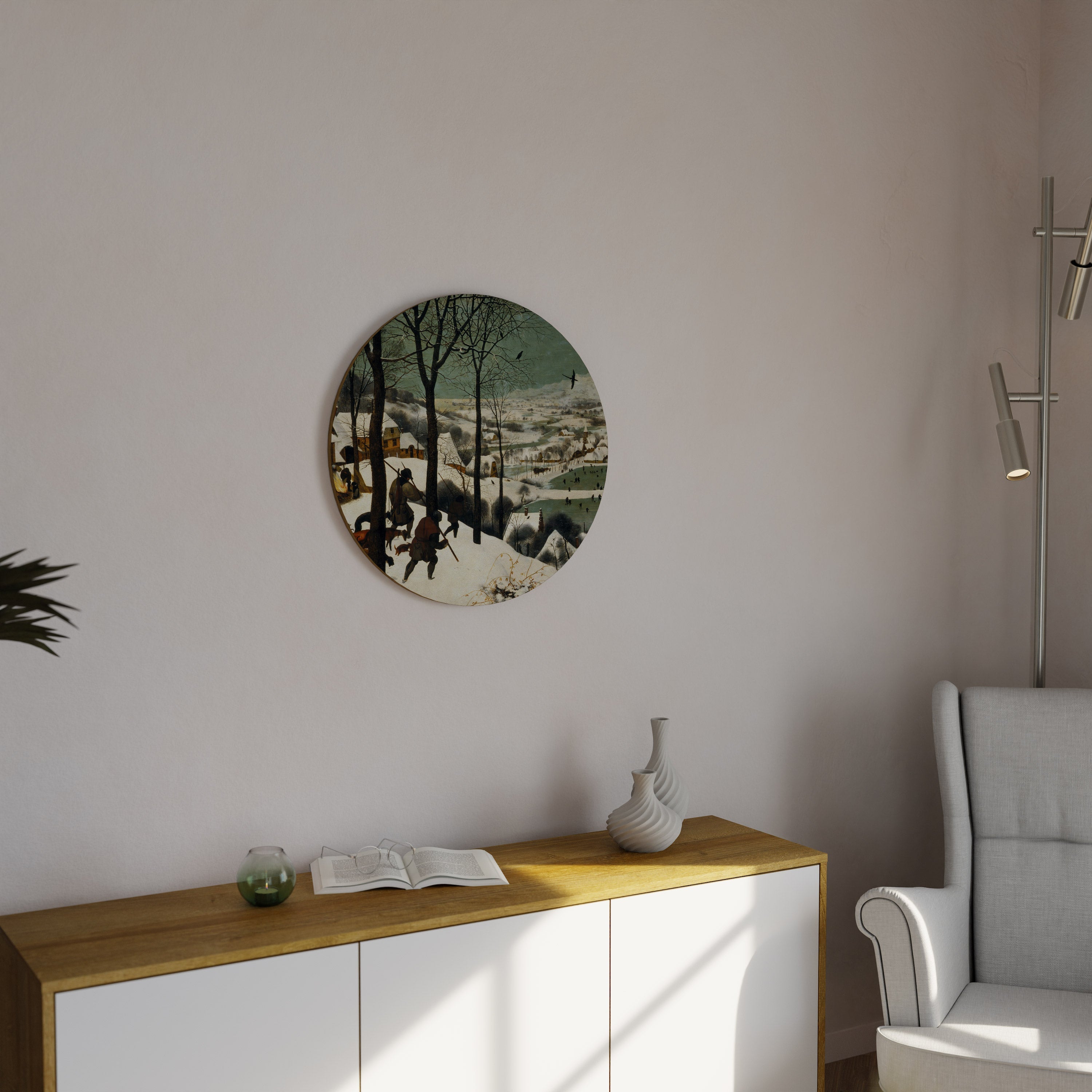 FROSTBITTEN ADVENTURES Runde Wanddekoration Ø 69 cm