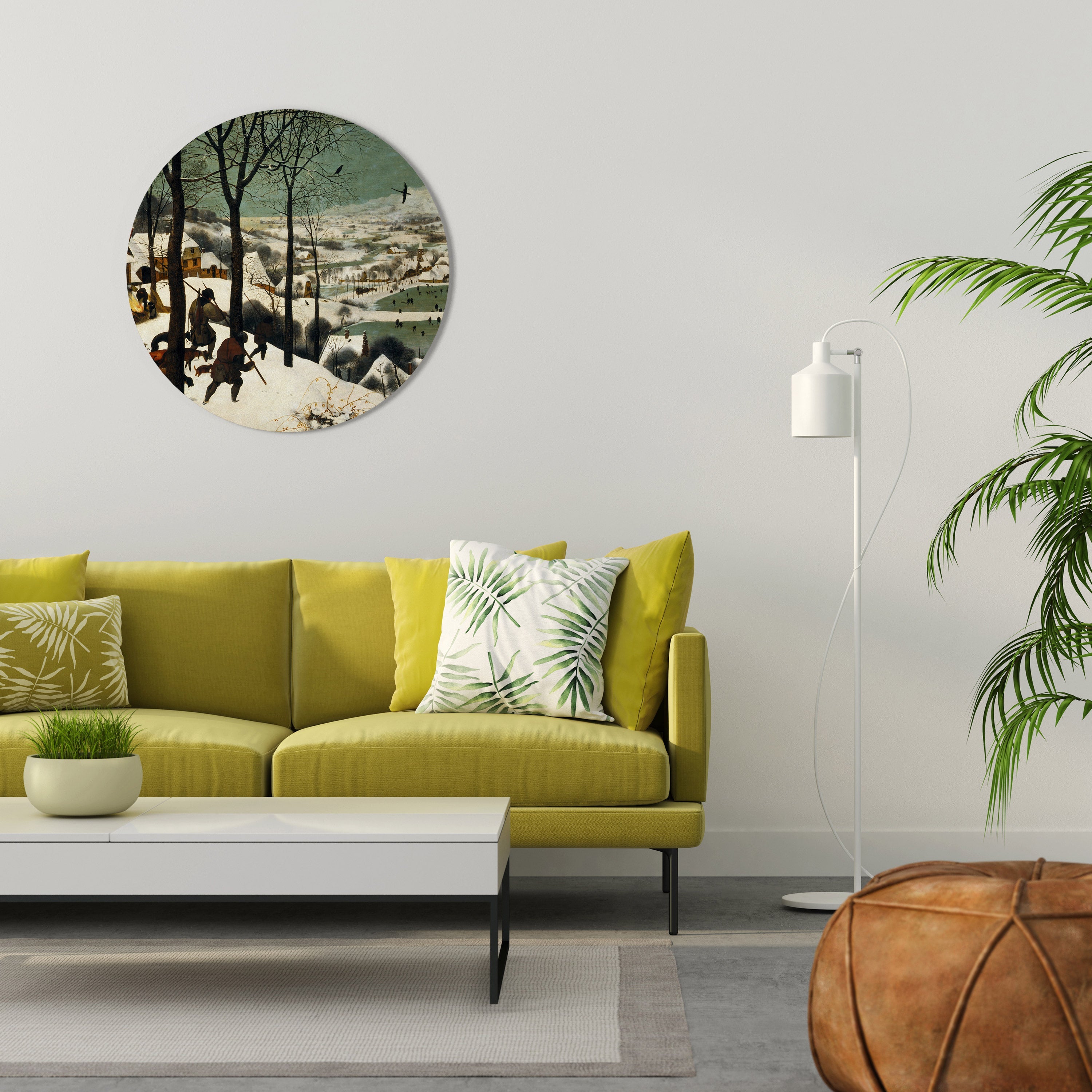 FROSTBITTEN ADVENTURES Runde Wanddekoration Ø 69 cm