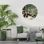 FROSTBITTEN ADVENTURES Runde Wanddekoration Ø 69 cm