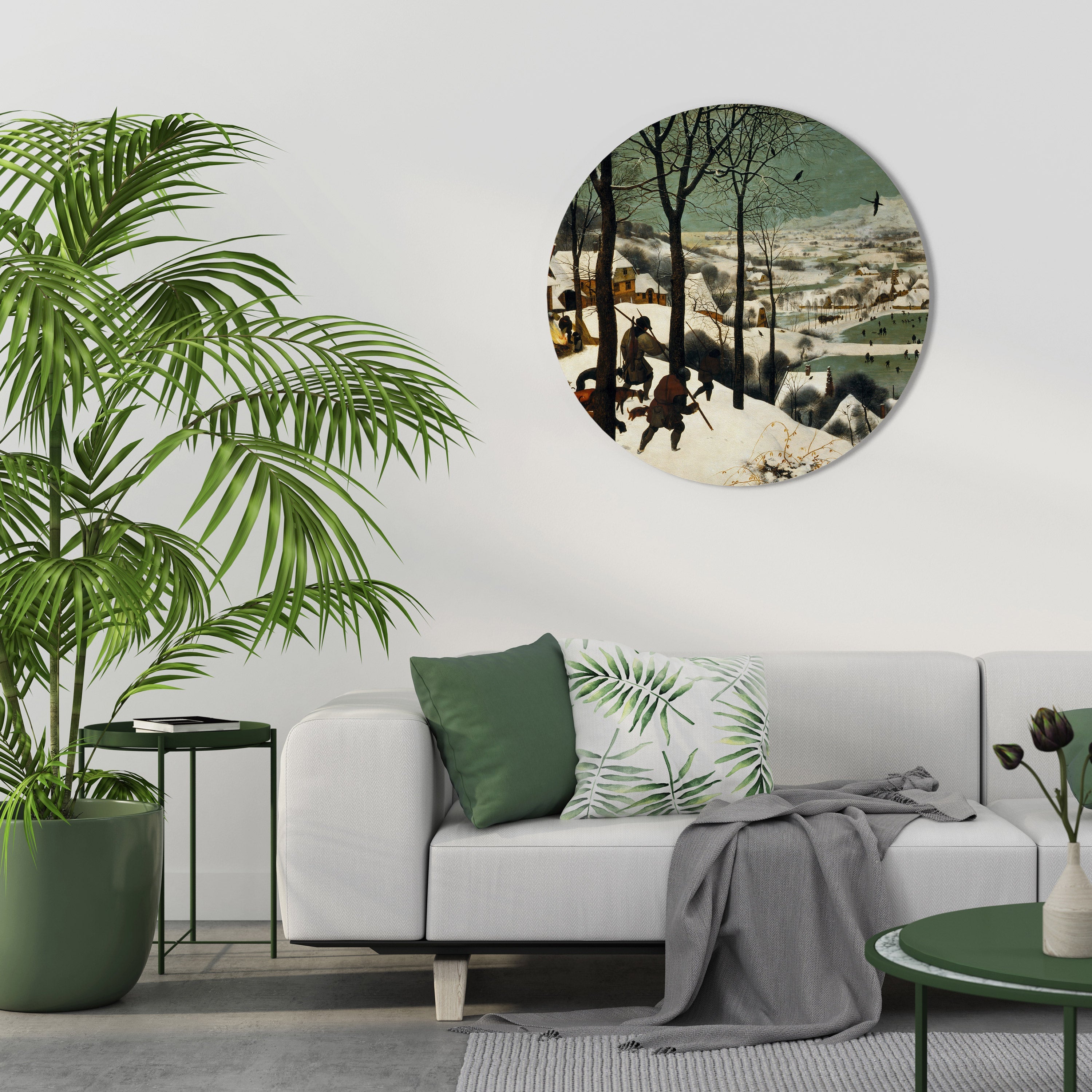 FROSTBITTEN ADVENTURES Runde Wanddekoration Ø 69 cm