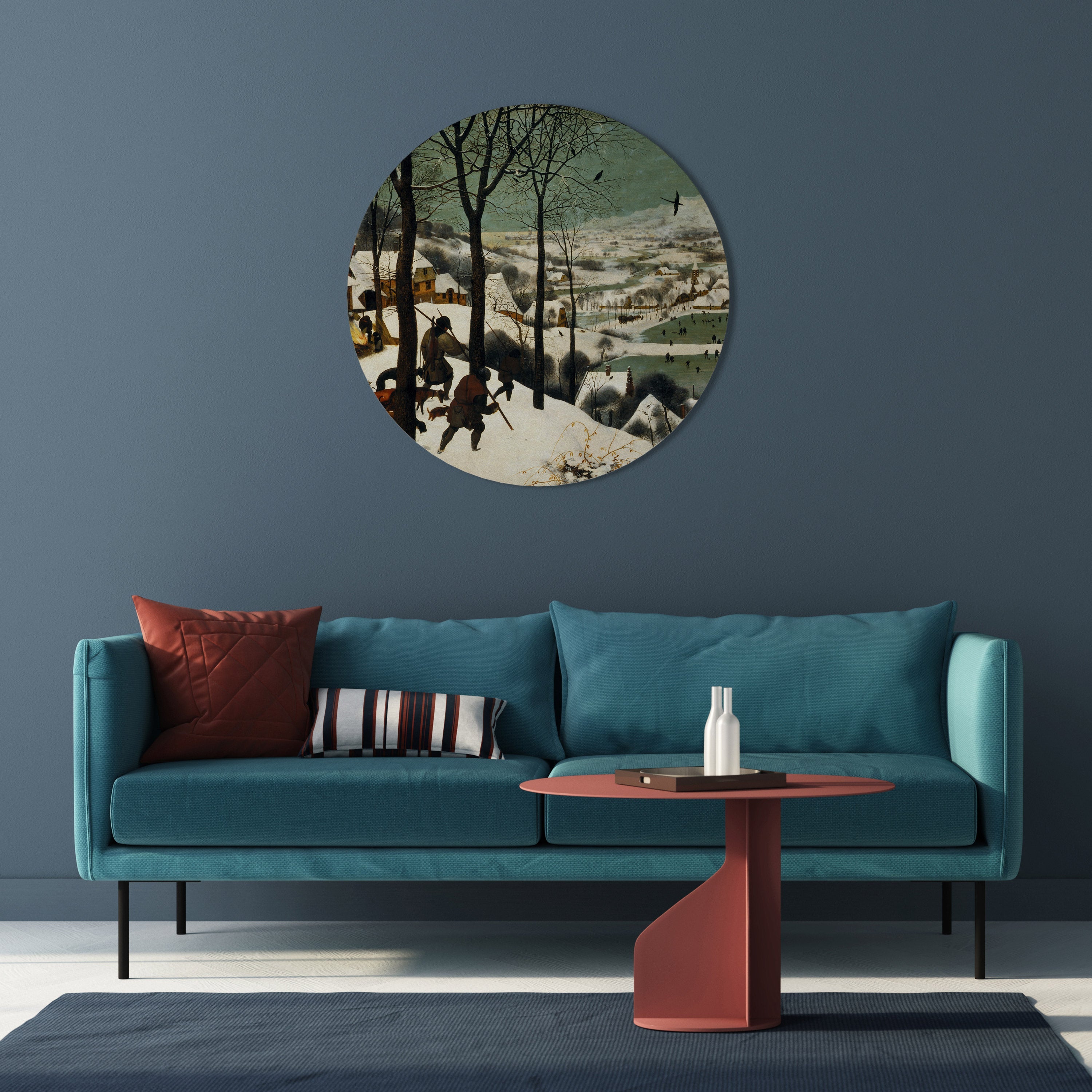 FROSTBITTEN ADVENTURES Runde Wanddekoration Ø 69 cm