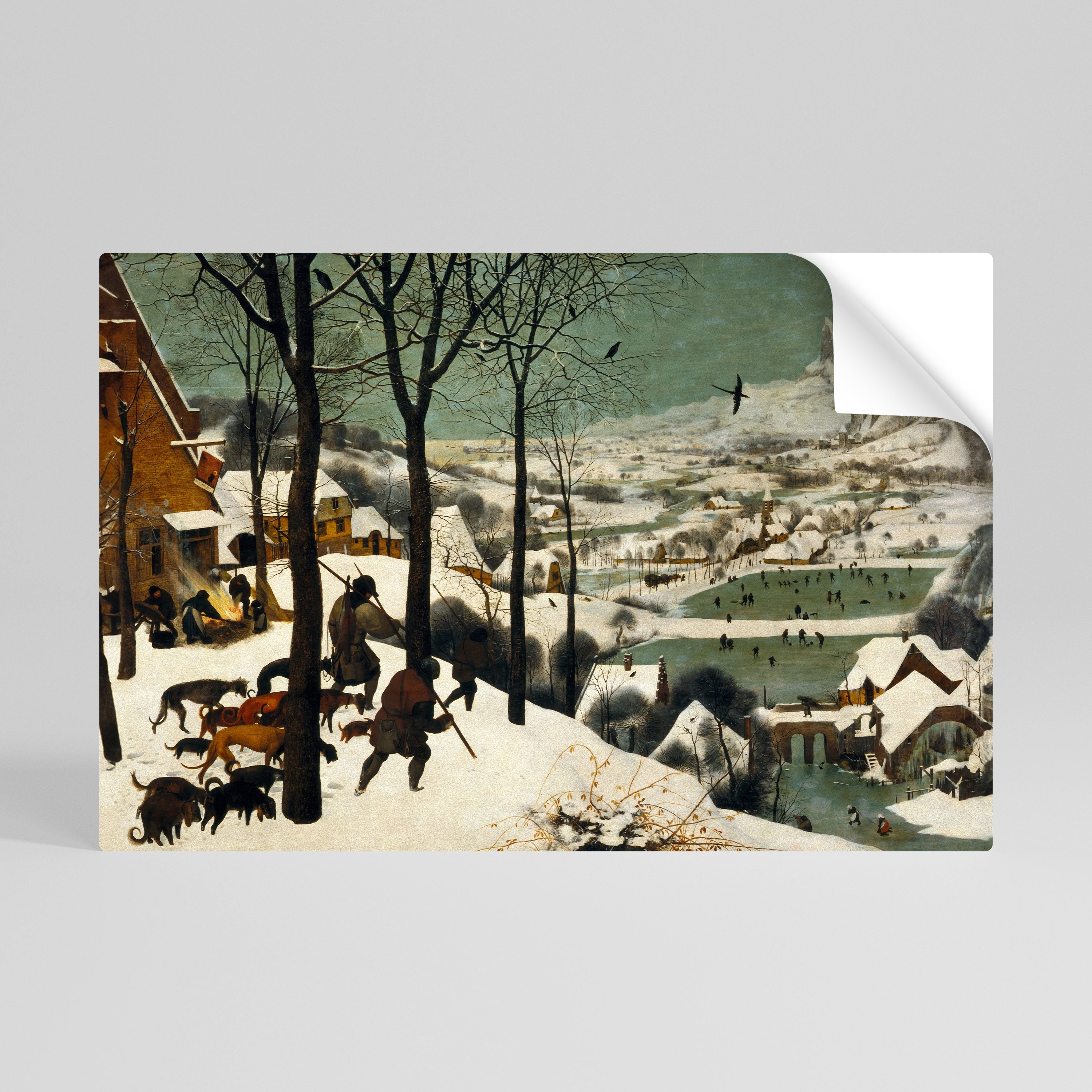 FROSTBITTEN ADVENTURES Selbstklebendes Horizontal-Poster