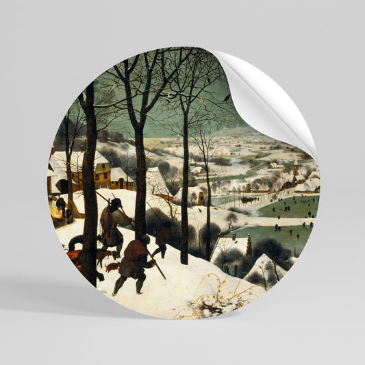 FROSTBITTEN ADVENTURES Runder Wandsticker zum Abziehen und Aufkleben