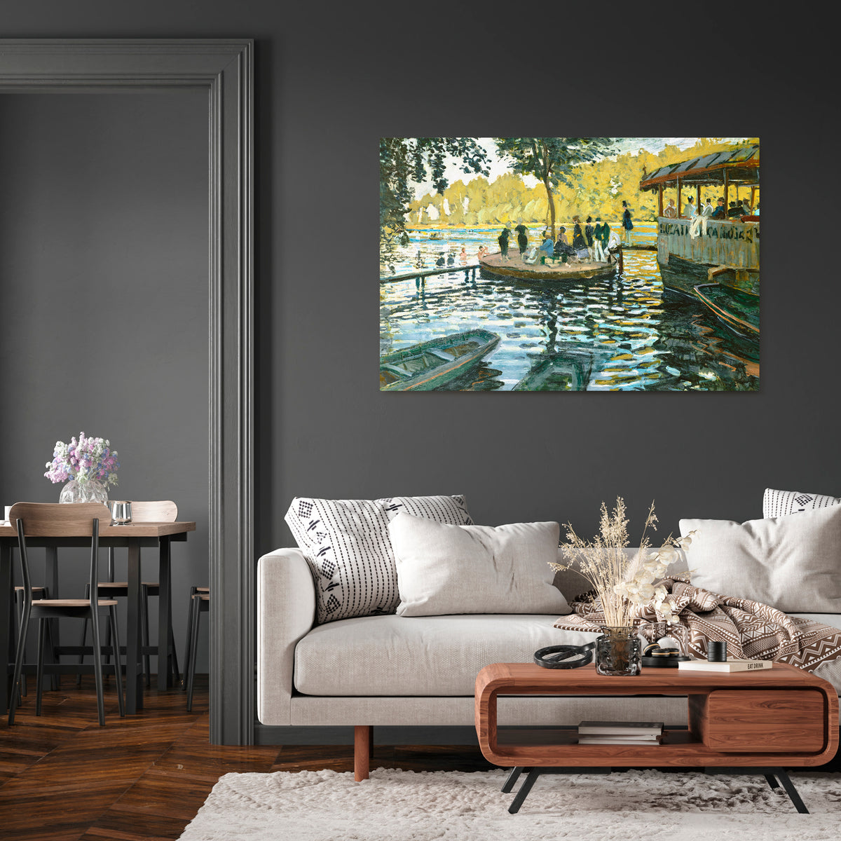 AN OASIS OF JOY Horizontal Canvas Print